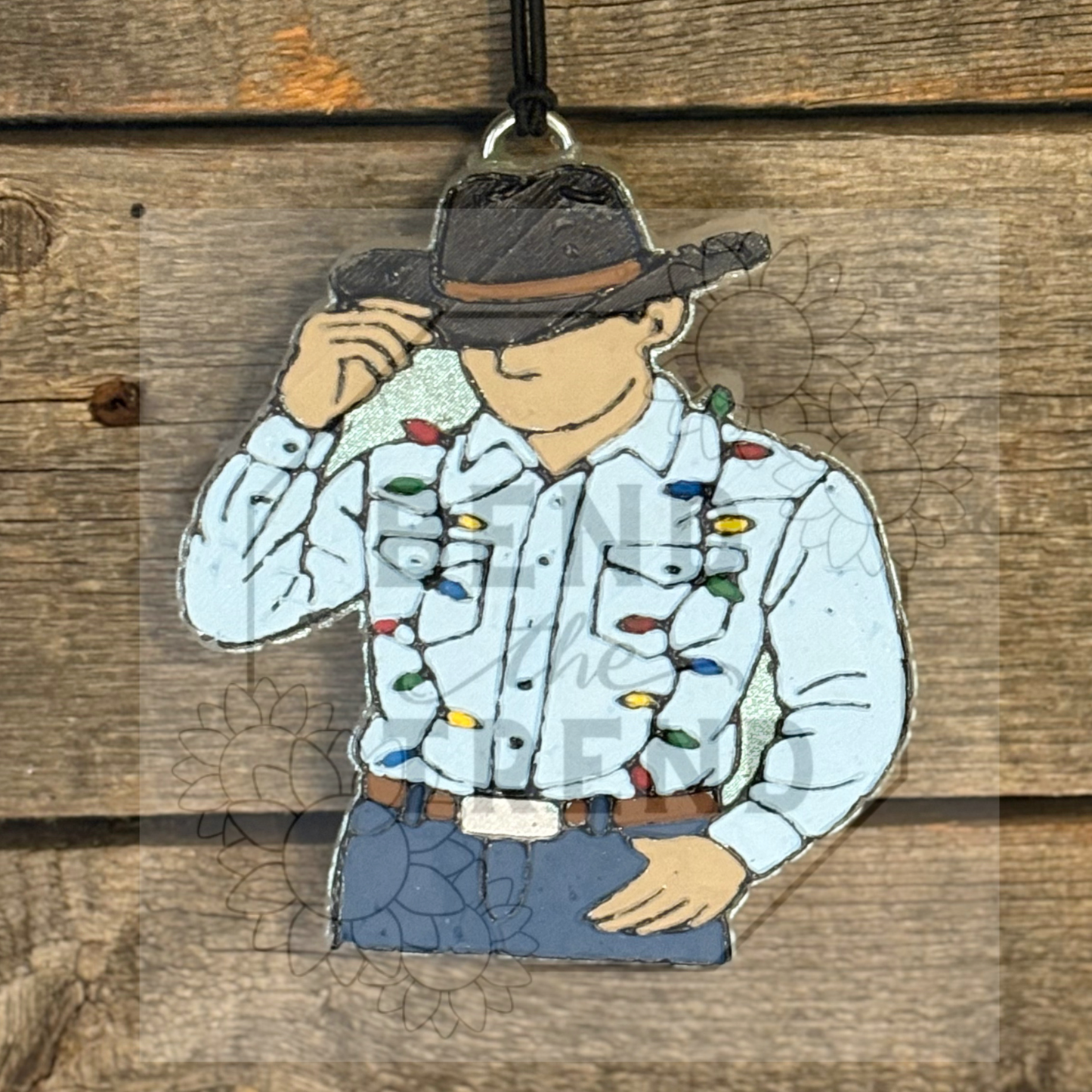 Cowboy Christmas Lights Mold