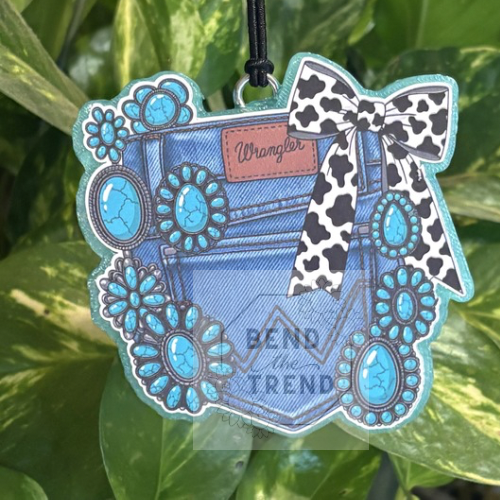 Jean Pocket Full Of Turquoise (will come with 4 cardstock) Mold