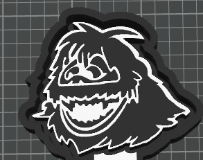 Ice Monster Face Mold