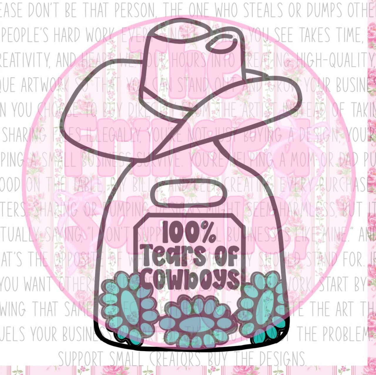 Cowboy Tears Tequila Mold