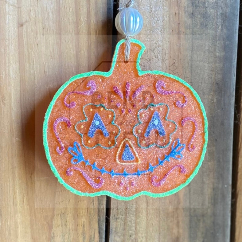 Sugarskull Pumpkin Freshie