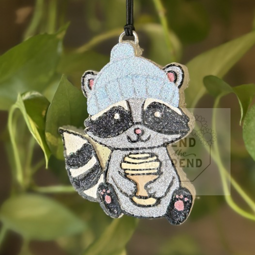 Raccoon with Latte Mold