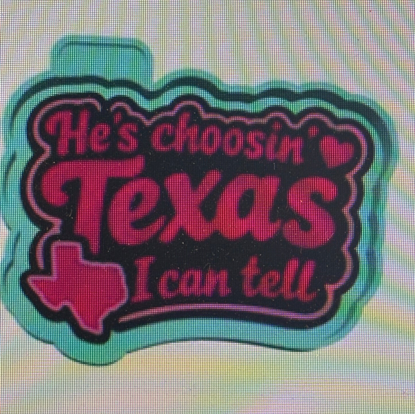 He’s Choosin’ Texas I Can Tell Mold