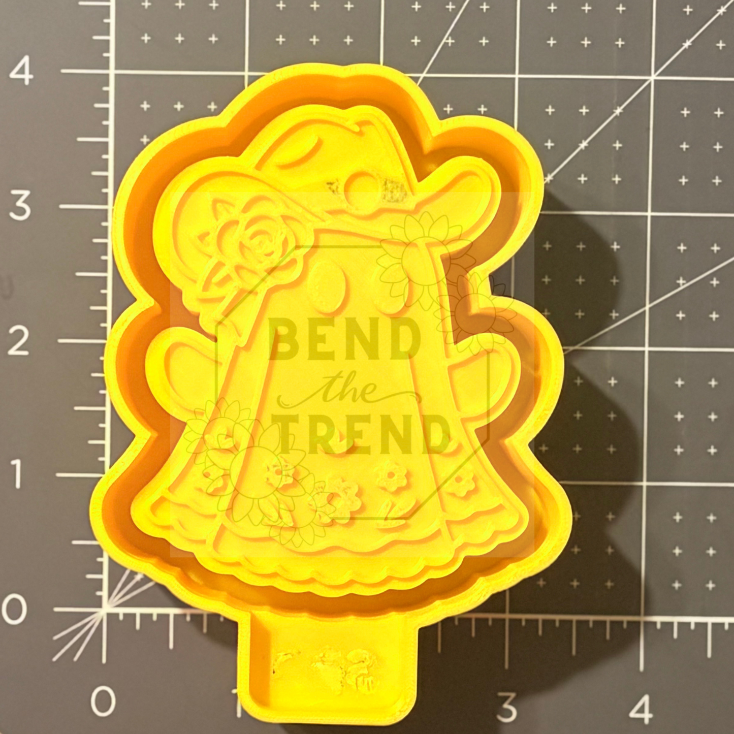 Ghost With Western Hat  Mold