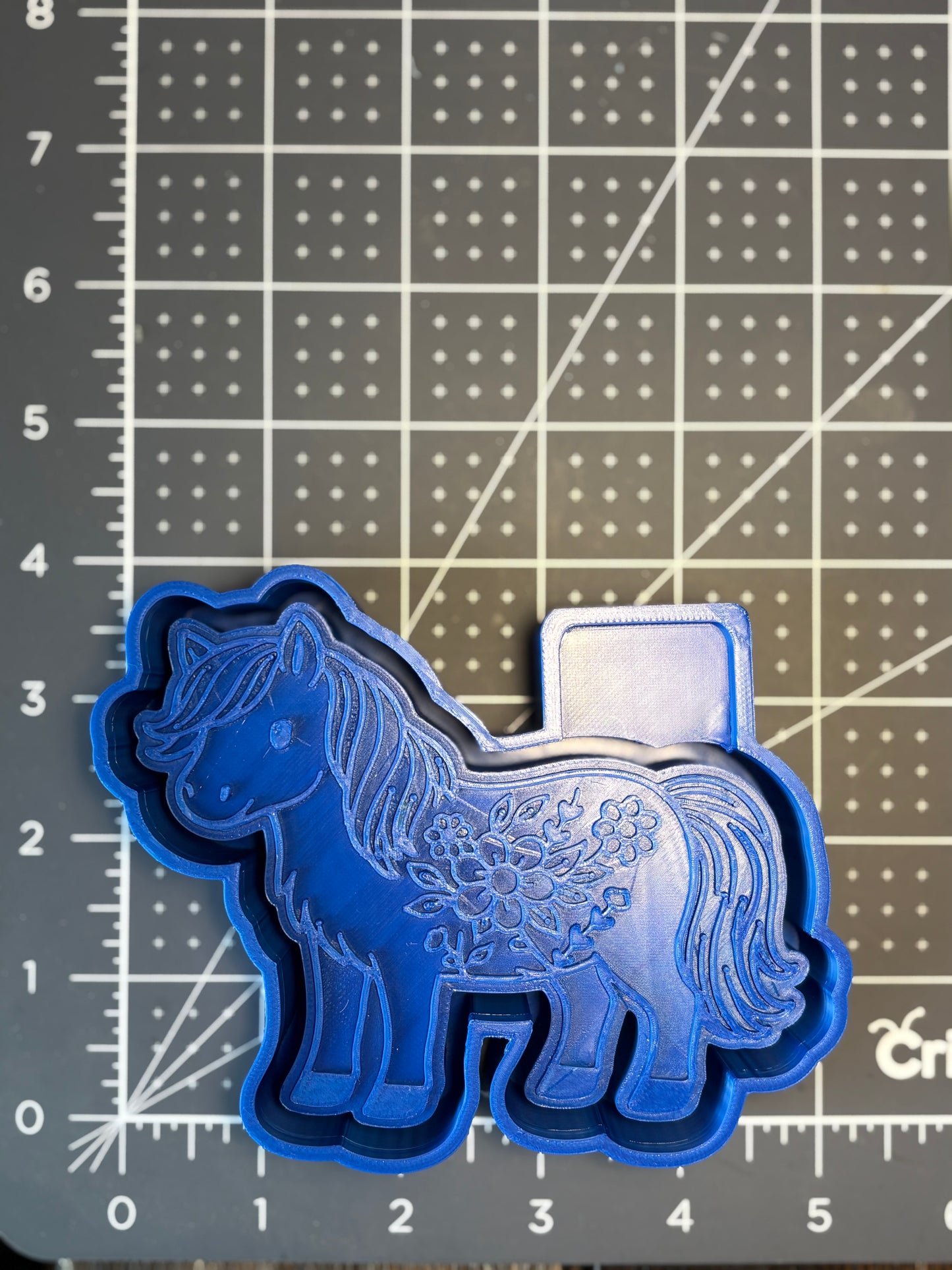 Floral Horse Mold