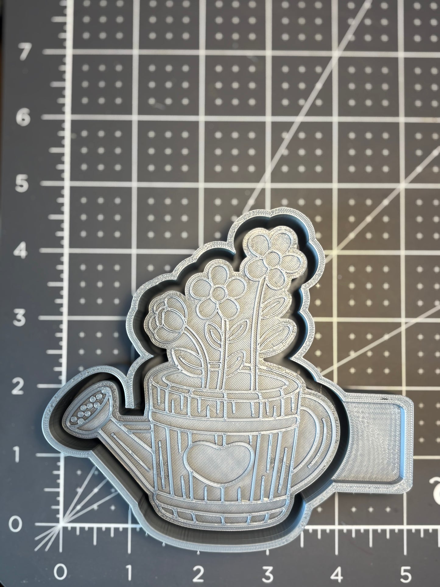 Floral Watering Can Mold