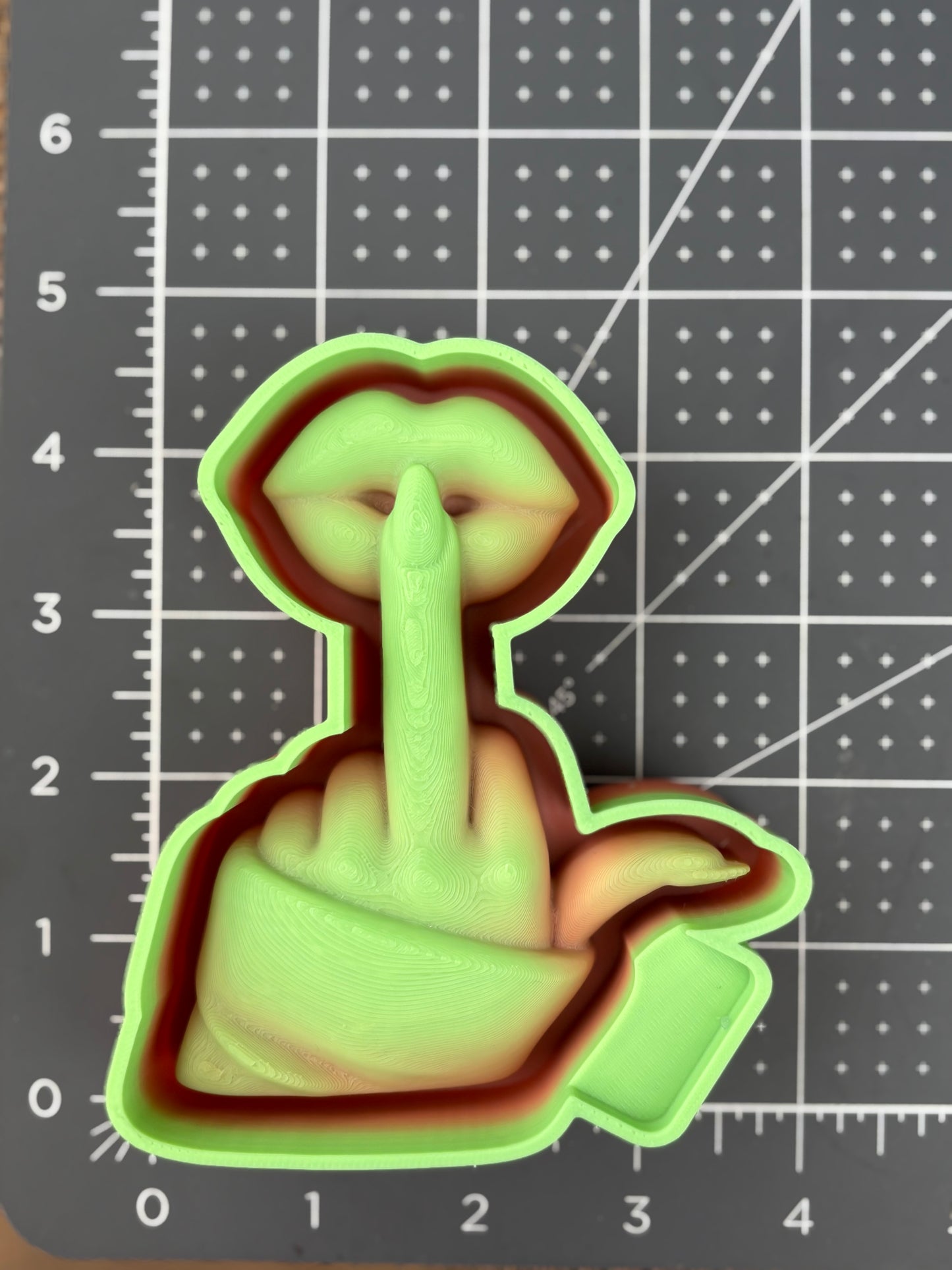 Lips & Finger 3D Mold