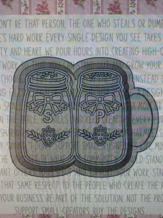 Pyrex Salt & Pepper Shakers Mold