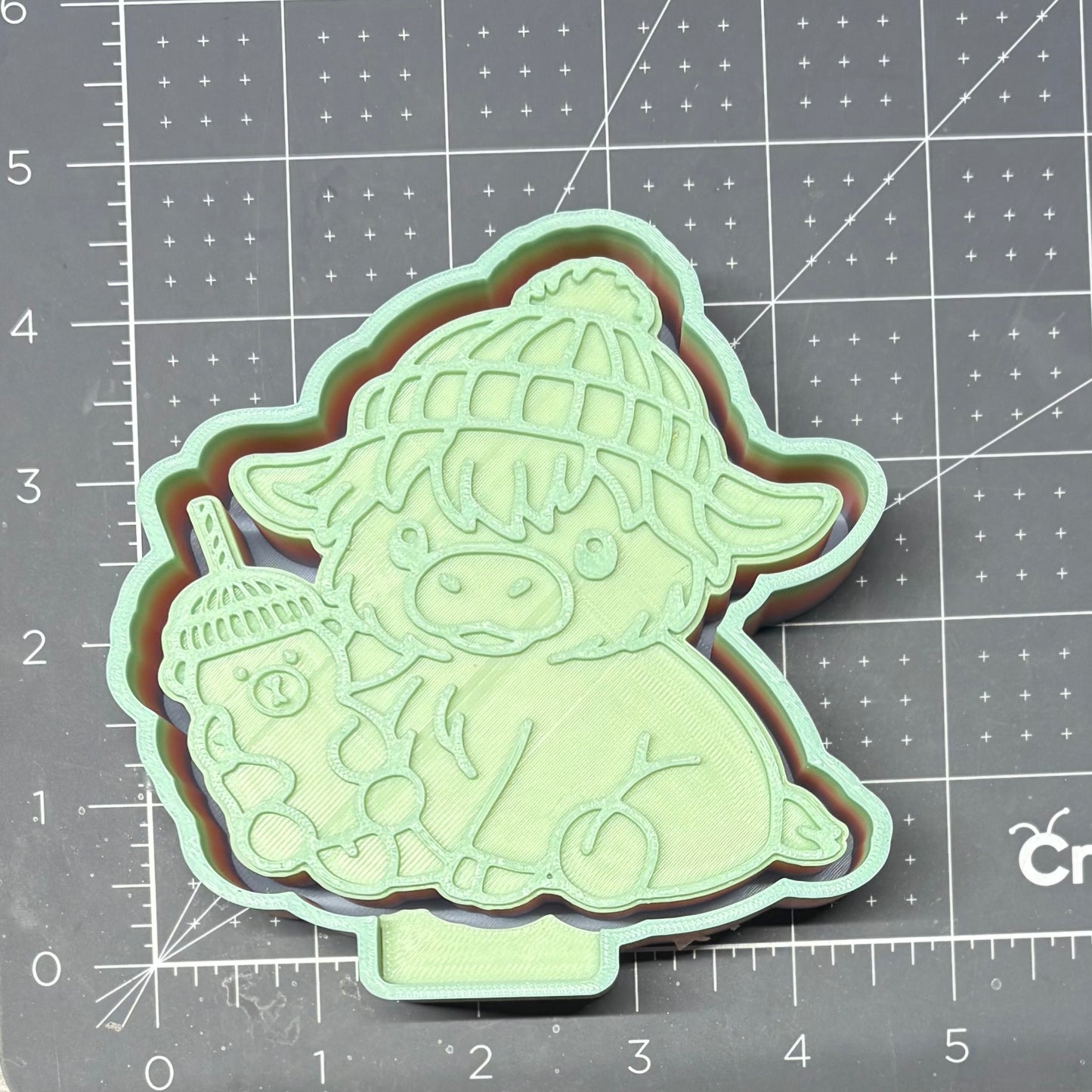 Highland Cow Latte Cup Mold