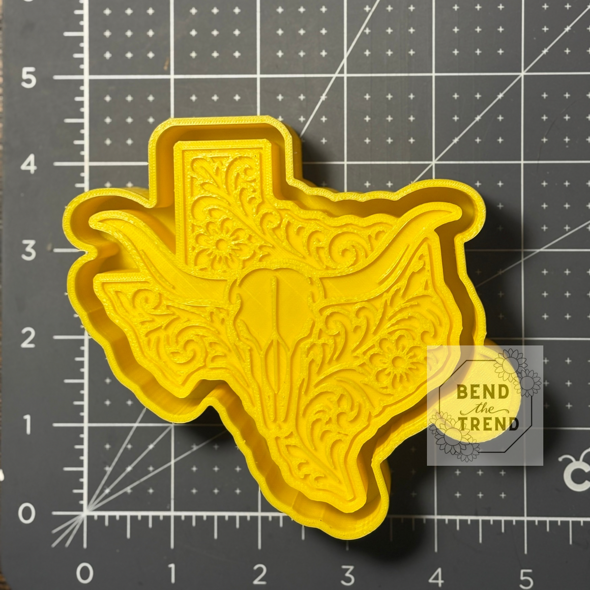 Texas Tooled Longhorn Mold