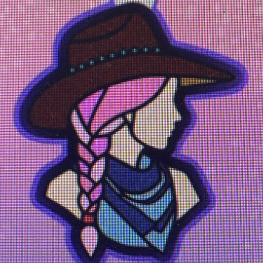 Cowgirl Silhouette Mold