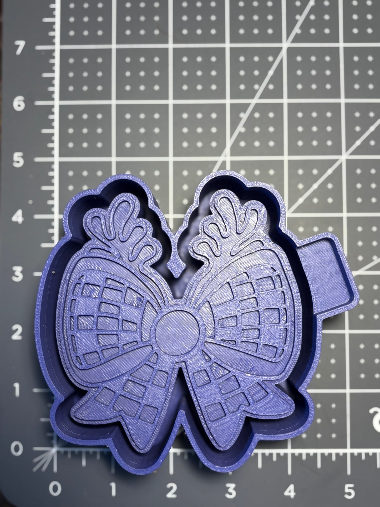 Disco Ball Bow with Antlers Mold