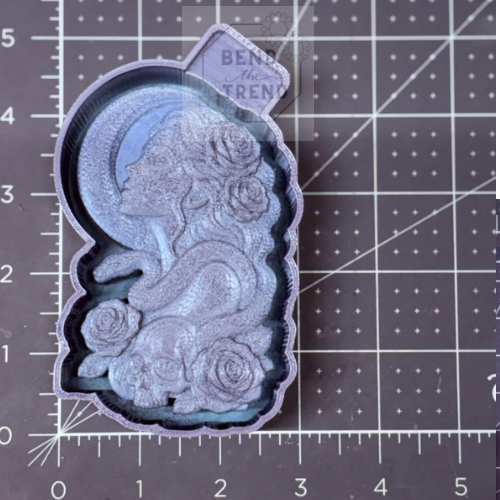 3D Gothic Girl Mold