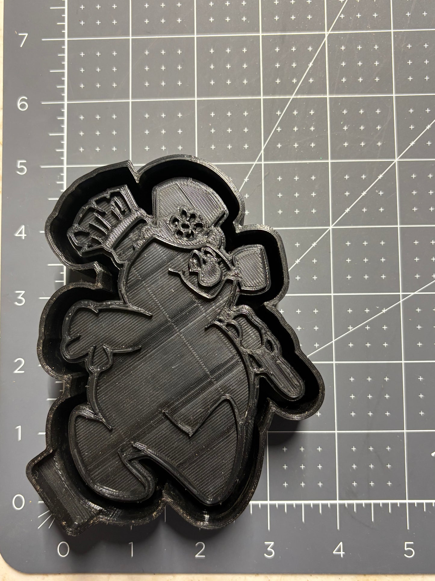 Snowman With Broom Mold