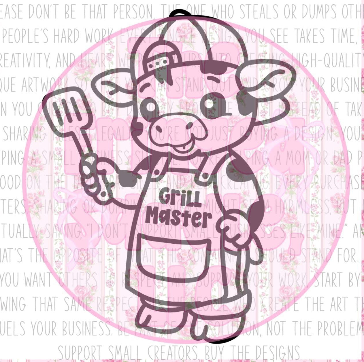 Cow Grill Master Mold