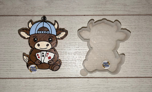 Cow playing cards Mold