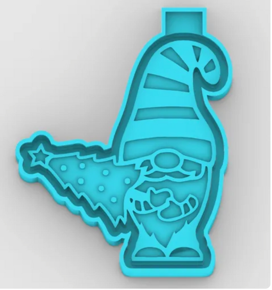 Christmas Tree Gnome  Mold