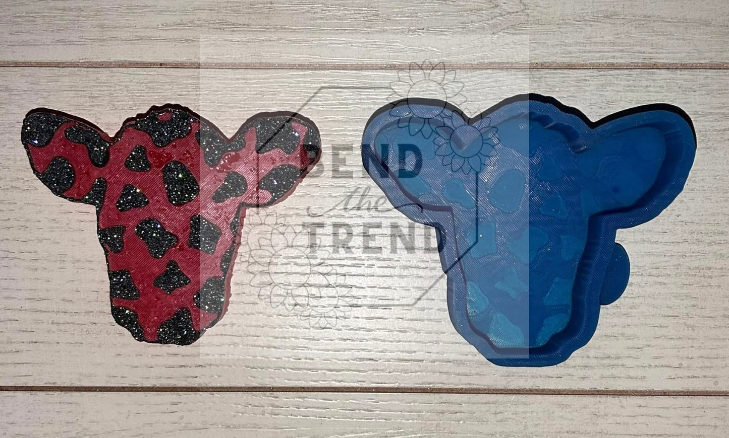 Cowprint Cow Head Mold