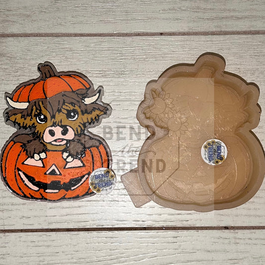 Highland Cow Pumpkin Mold