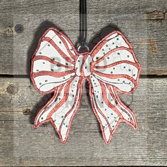 Christmas Cake Bow Mold