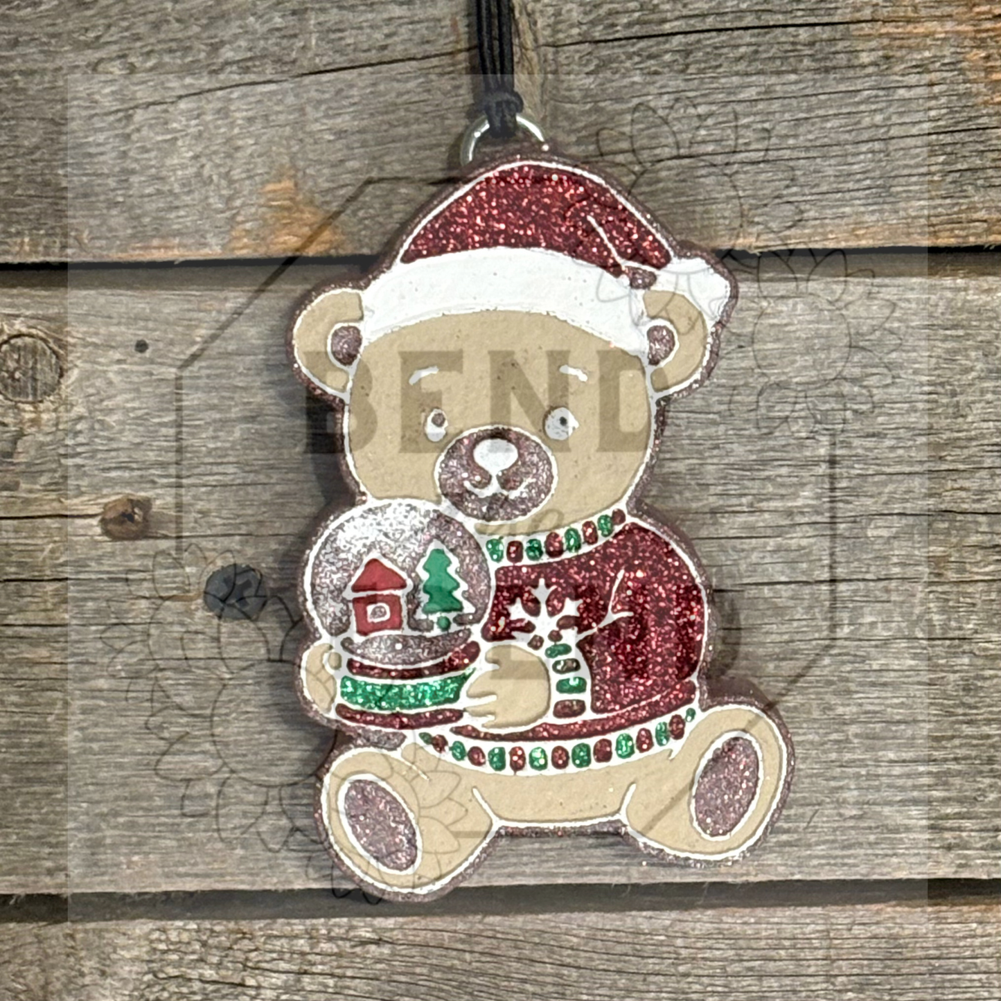 Teddy with Snow globe Mold