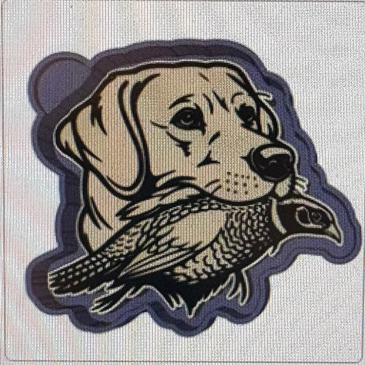 Hunting Dog with Pheasant Mold
