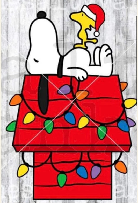 Pup Pup with Sunny on doghouse Mold