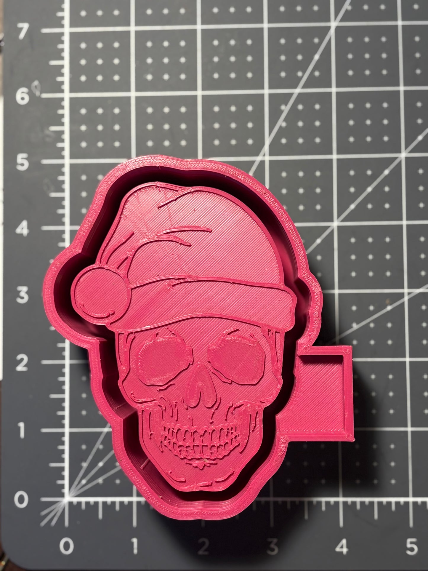Santa Hat Skull Mold