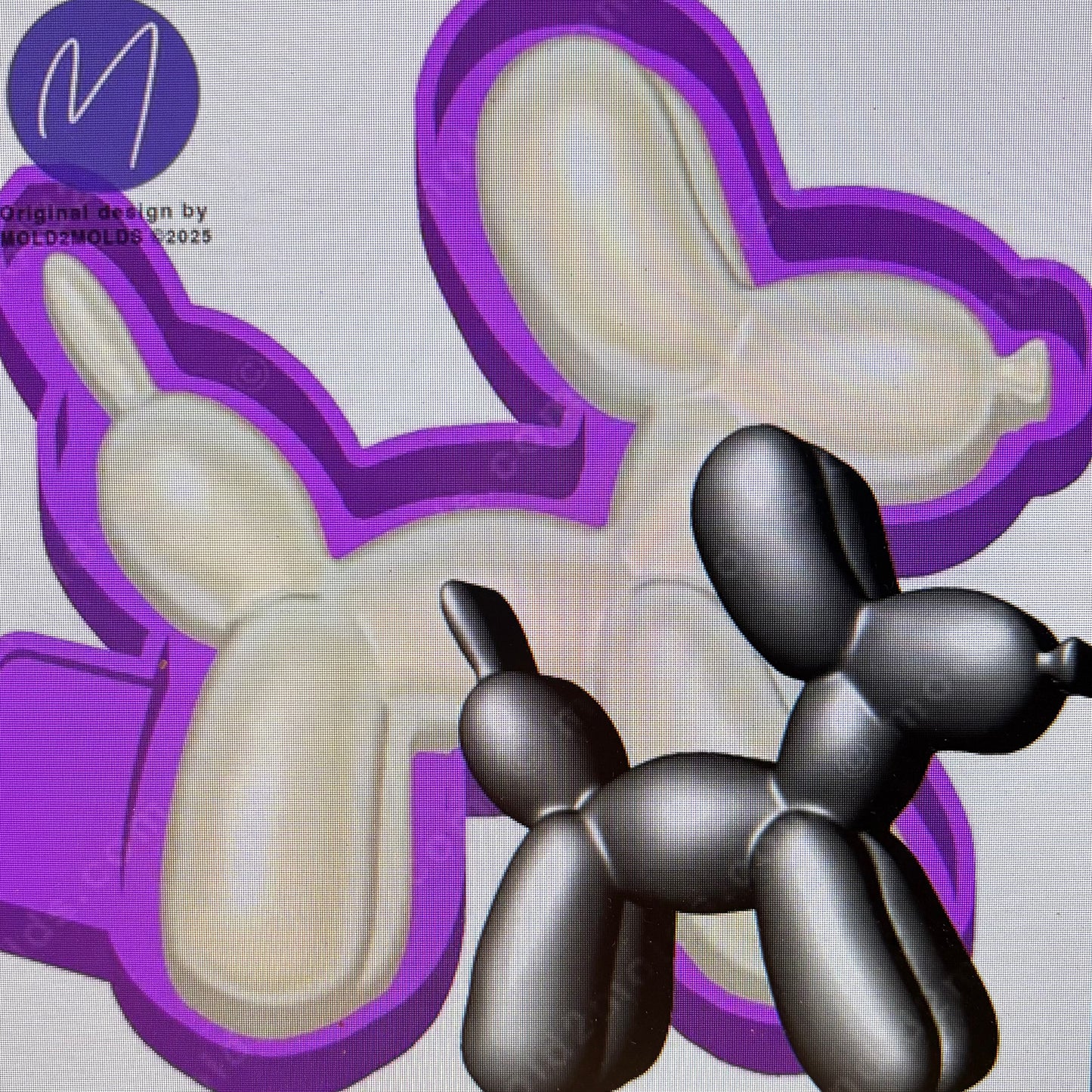 Balloon Dog 3d Mold