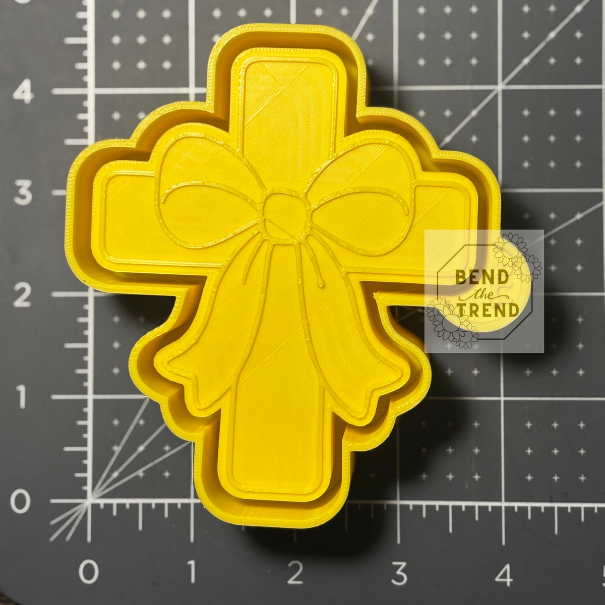 Cross With Bow Mold