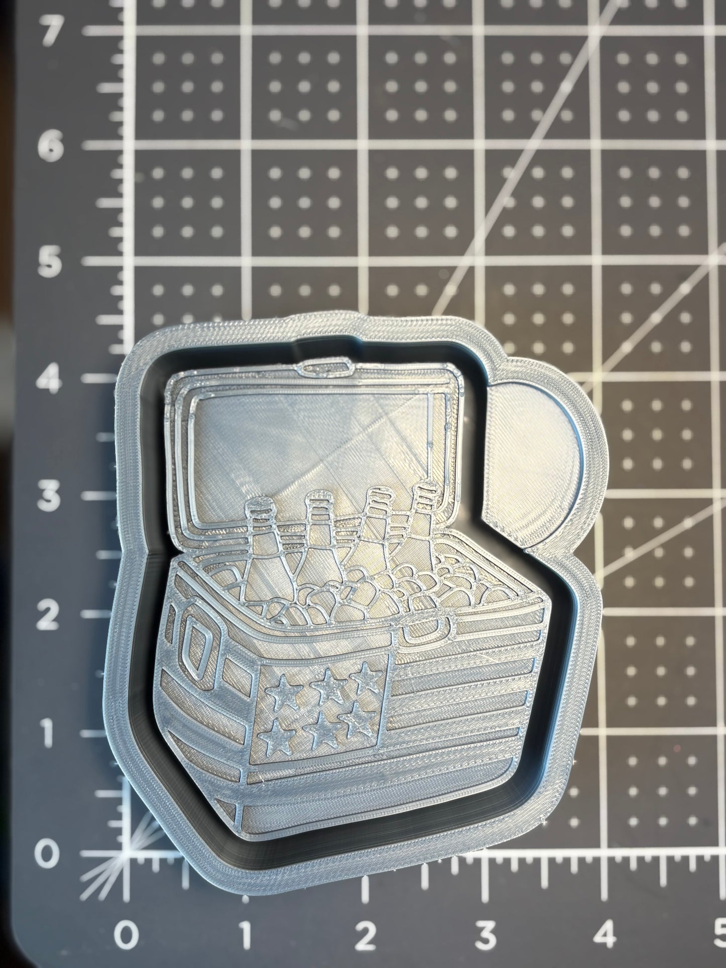 American Flag Cooler Mold