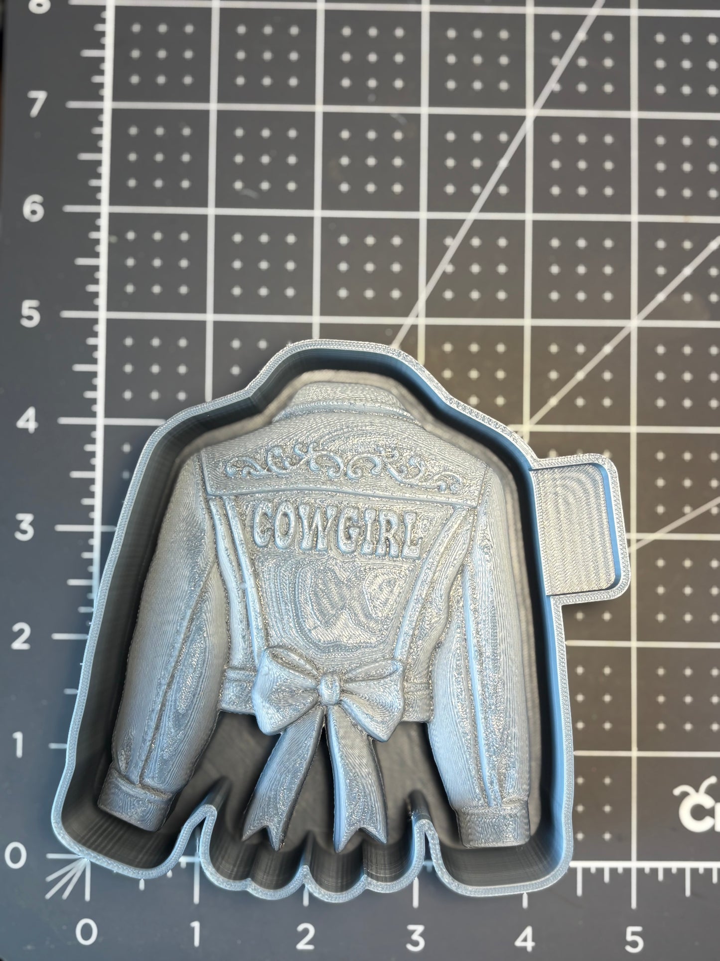 3D Western Cowgirl Jacket Mold