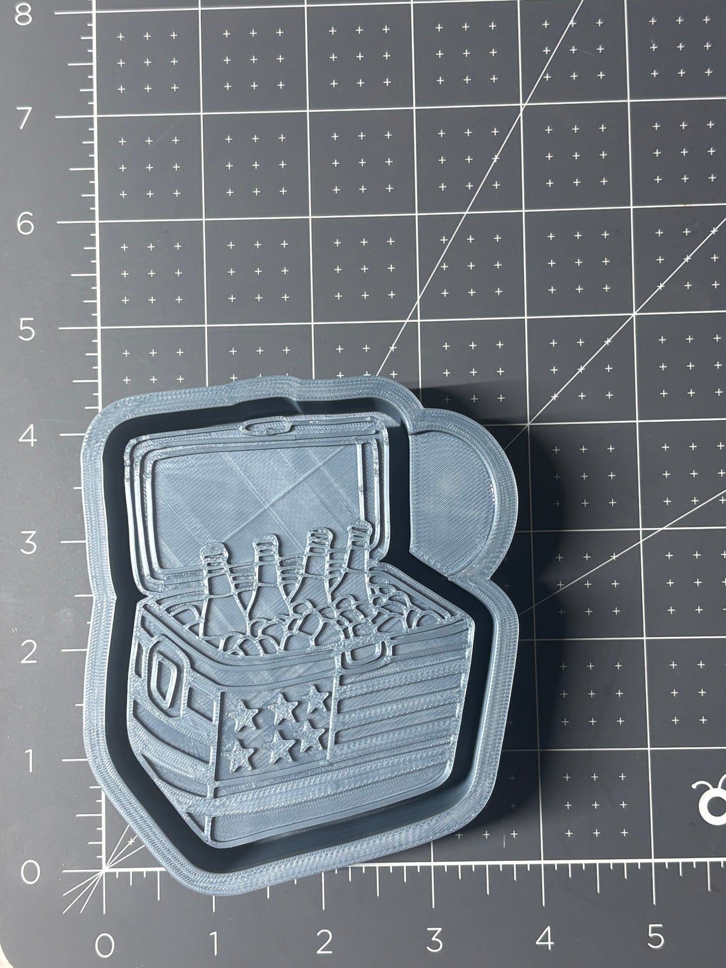 American Flag Cooler  Mold