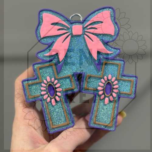 Bow & Crosses Mold