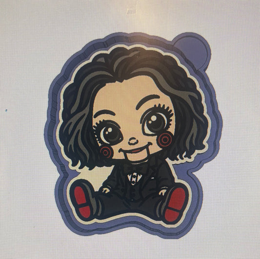 Cute Chibi Horror Girl Mold