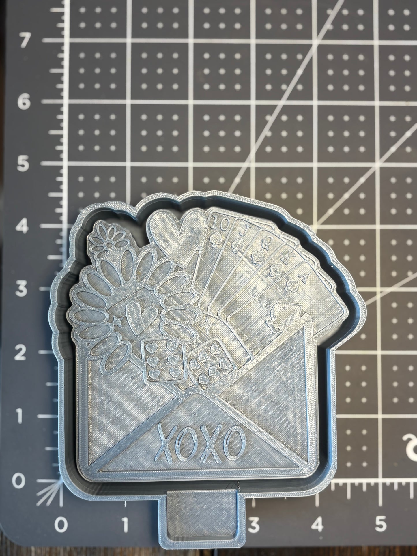 XOXO Turquoise Card Mold