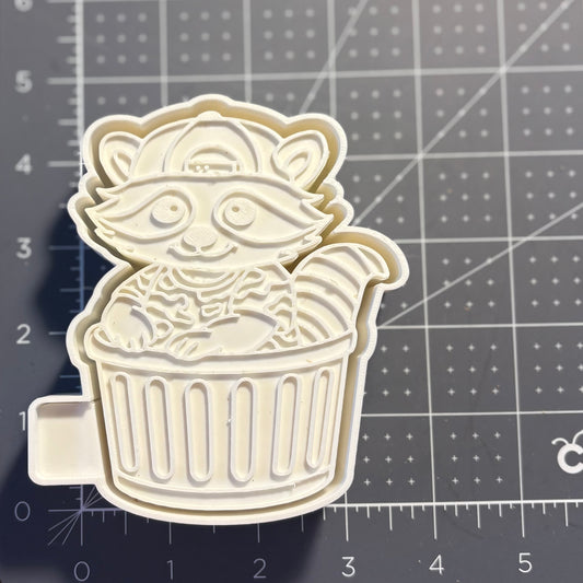 Raccoon in a Trashcan Mold