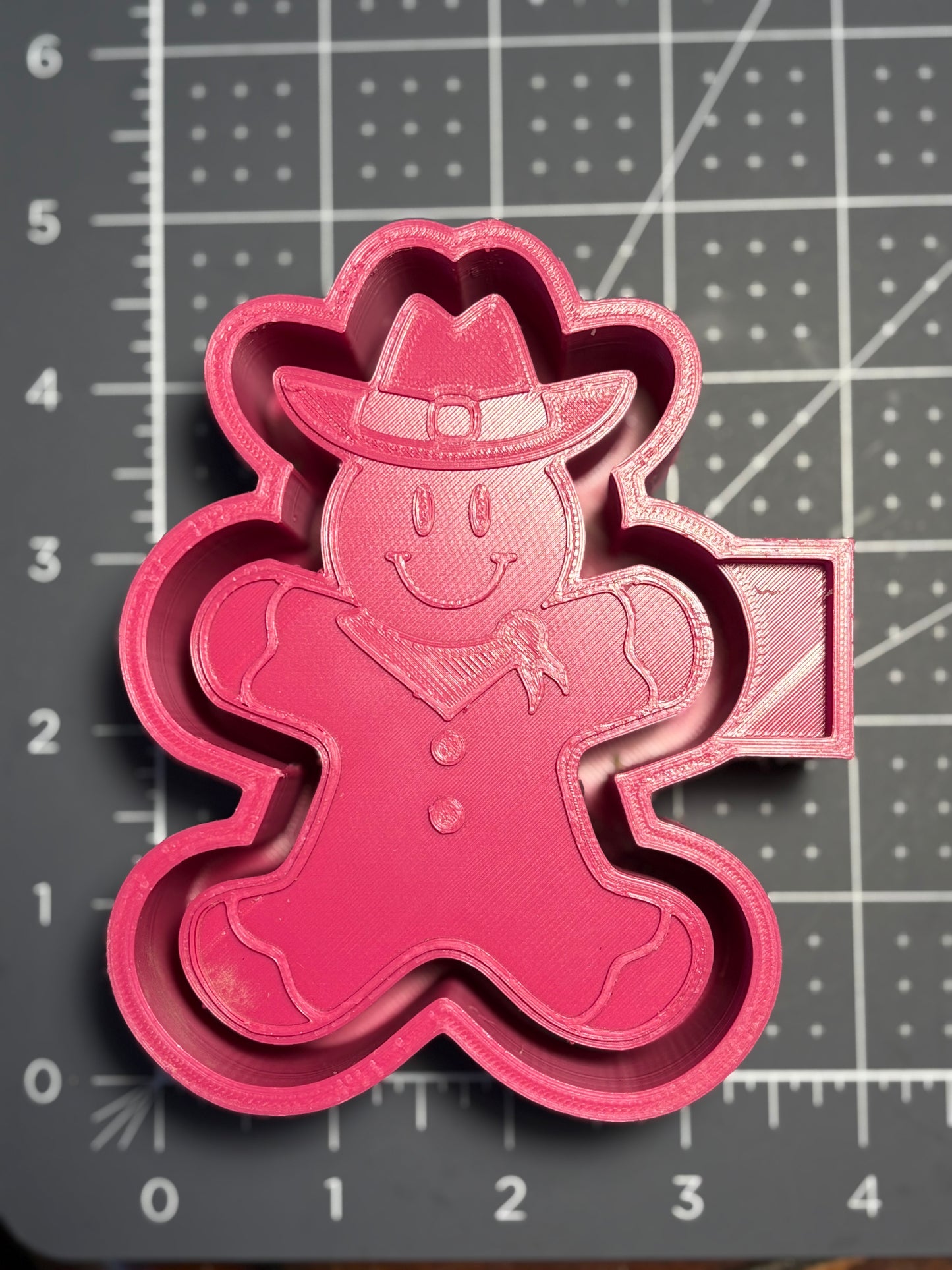 Cowboy Gingerbread Man Mold