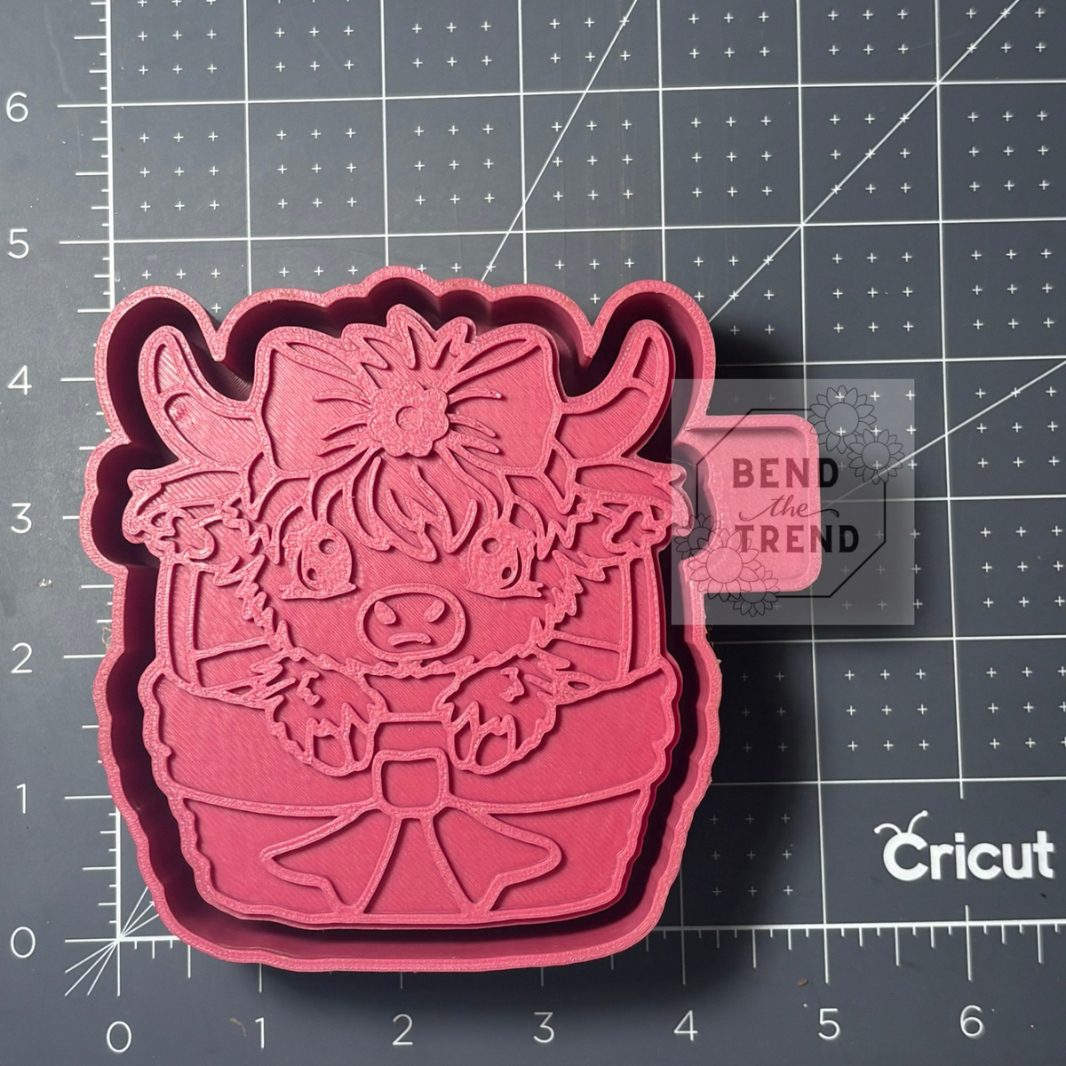 Highland Cow in Bucket  Mold