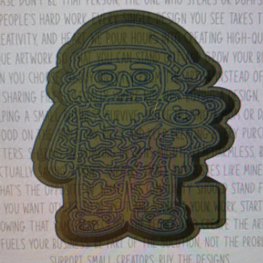 Santa NutcrackerMold