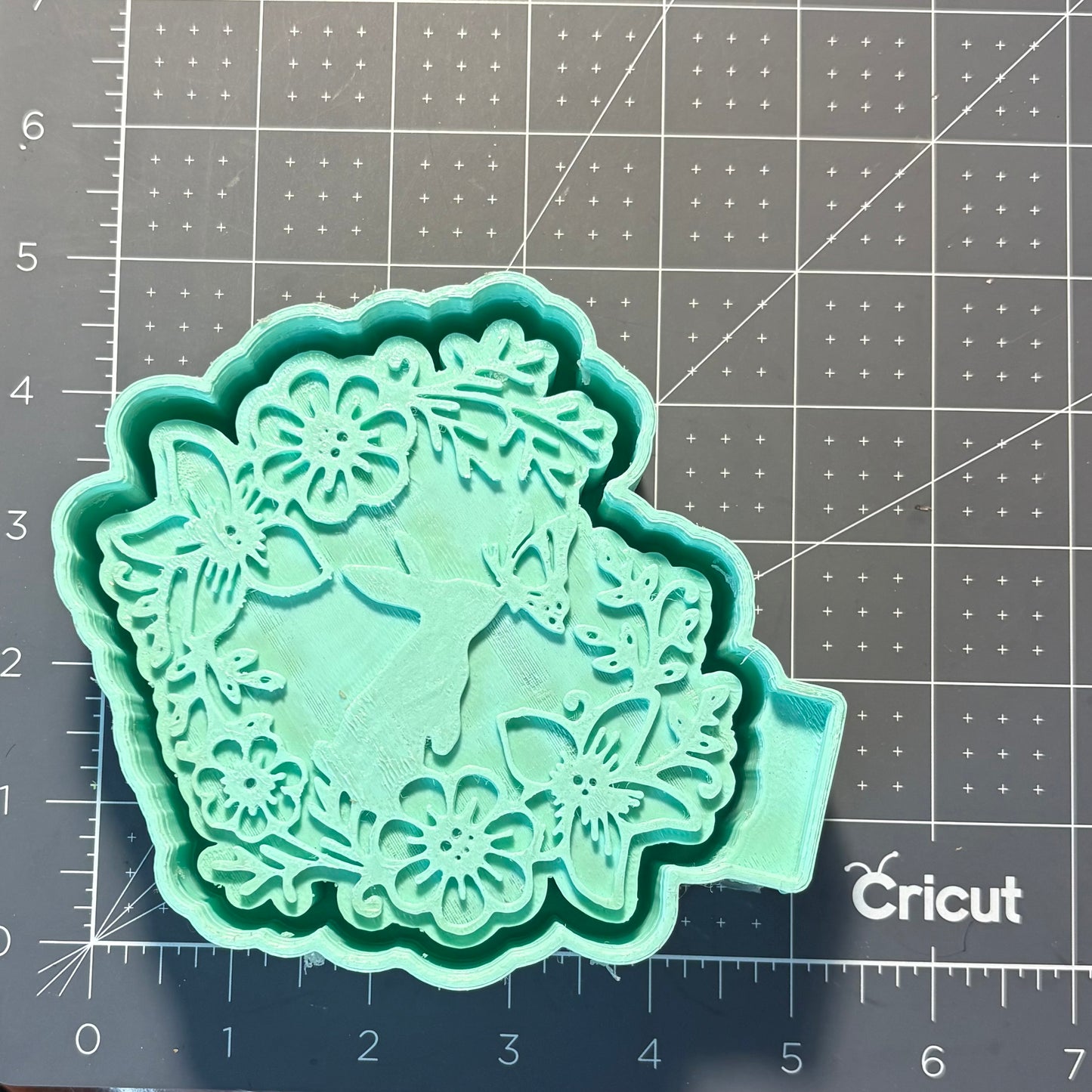 Bunny With Butterflies & Flowers Mold