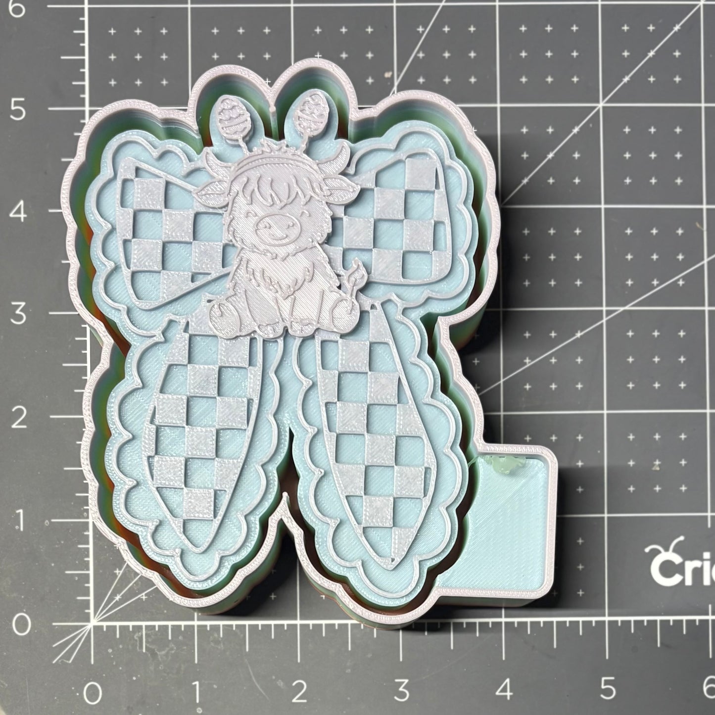 Easter Highland Checked Bow Mold