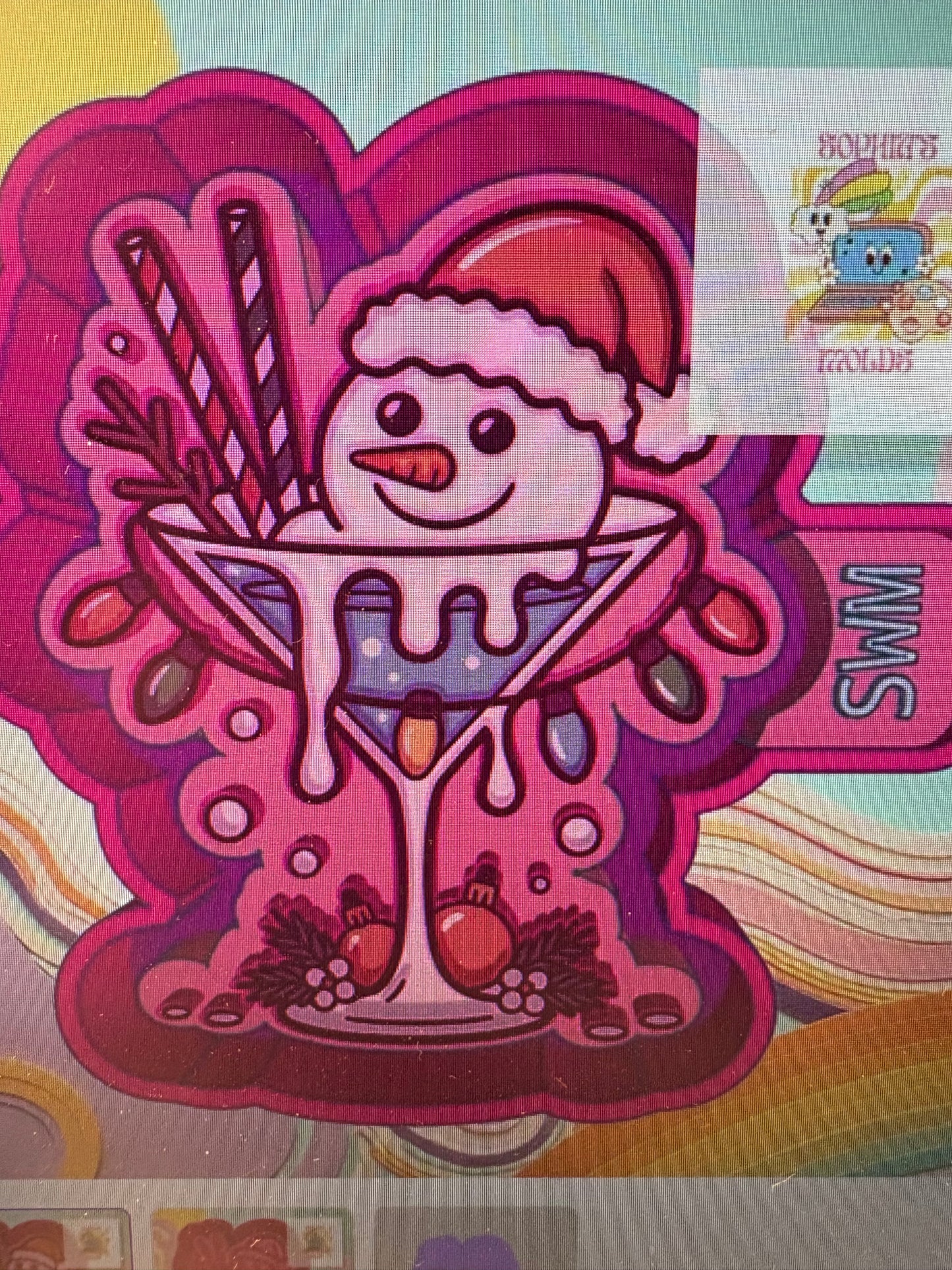 Snowman Cocktail Mold