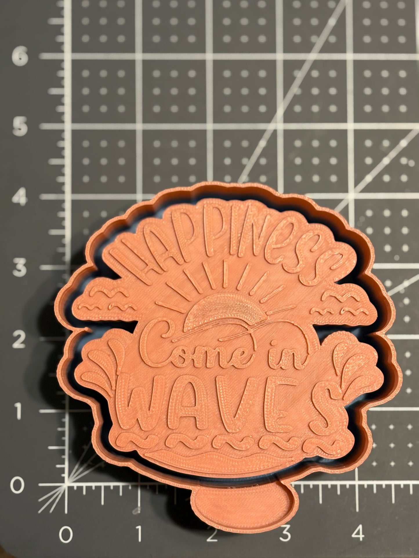 Happiness Comes In Waves Mold