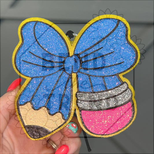 Teacher Pencil Bow Mold