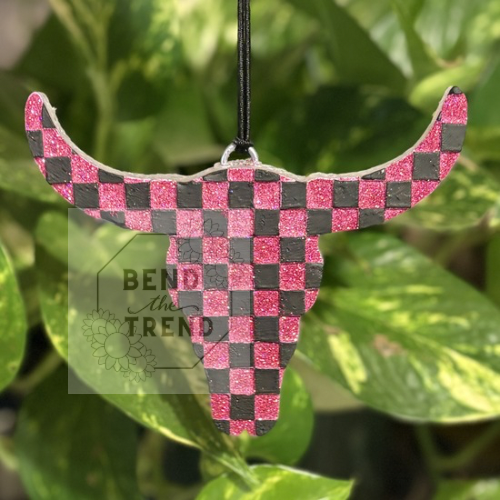 Bull Skull B Checkered Insert Mold