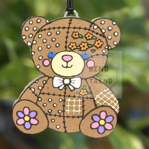 Quilted Bear Freshie