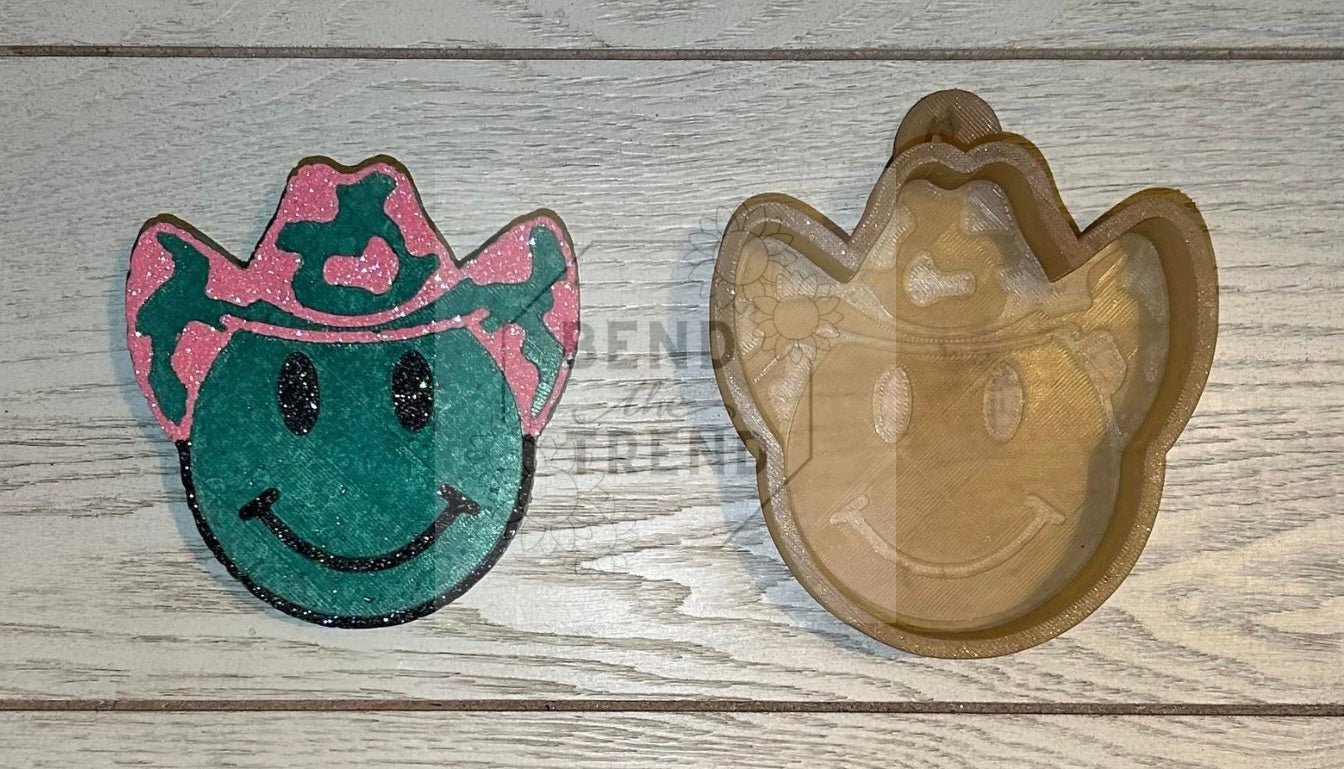 Cowboy Smiley Mold