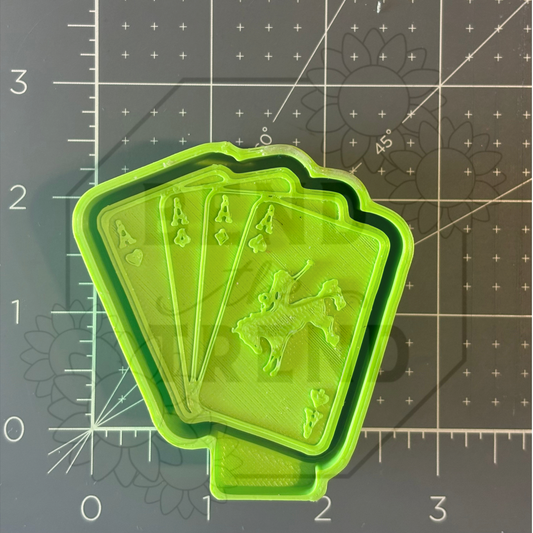 Aces Cowboy Cards Vent Mold (2)