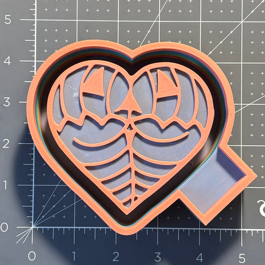 Pumpkin Butt Cheeks Heart Mold